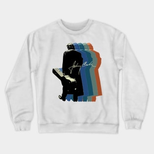 Johnny Cash Signature Rainbow Crewneck Sweatshirt